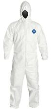 Ty127 Disposable Tyvek Protective Coverall Bunny Spray Suit Whood Elastic Wrist