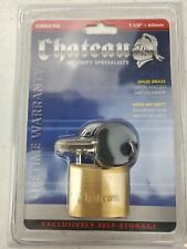 Chateau 1 12 Sold Brass Padlock High Security Anti-pick Key Lock C95040