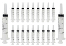 20 Ml Cc Large Plastic Syringe For Scientific And Industrial Use Pack Of 20