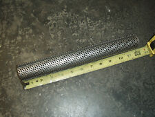 1 38 Perforated Stainless Steel Tubing - 1 Foot Long Piece