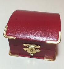 Quenans Jewelers Red Leatherette Ring Box Nos