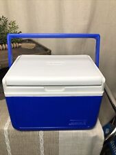 Coleman Fliplid Blue 5 Qt Personal Cooler Lunch Box 6 Pack Ice Chest Usa 5205