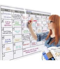 Dry Erase Monthly Extra Large White Board Calendar For Wall 25 By 38