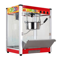 Asg 110v Electric Popcorn Machine Commercial Popper Maker 8oz Heat Preservation