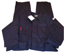 New Lakeland Protective Wear Fire Resistant Coverall Navy Blue Xl 9 Oz Fr Cotton