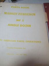 Massey Ferguson Mf5 Angle Dozer Blade Used Original Parts Book