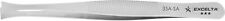 Excelta 35a-sa Tweezers 3-star Straight Flat Point Anti-mag. Ss 4.75 Oal