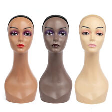 Female Mannequin Head With Long Neck For Wigs Display Hat Display Manikin Stand