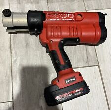 Ridgid Model Rp340 Propress Crimper With Battery No Jaws Included