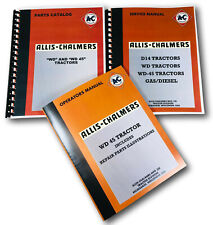 Allis Chalmers Wd Wd45 Tractor Service Parts Operators Manual Owners Catalog Ac