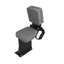 Side Kick Buddy Seat Fabric Gray Fits Case Ih 7240 7140 7230 7120 7150 7130