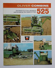 1968 Oliver 525 Combine Brochure