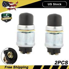 2pcs Waterproof Switch Push Button Horn Engine Start Starter For Car Boat Track