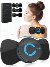 Black Unit With 2 Pads Ems Microcurrent Mini Massagers Physiotherapy Muscle