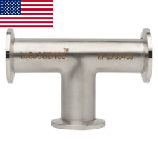 Kf-25 Nw-25 Tee Vacuum Fitting Ss304 Stainless Loco Science