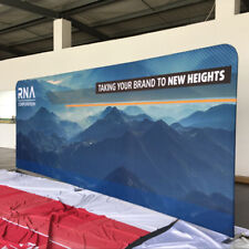 20ft Custom Straight Back Wall Pop Up Stand Banner Trade Show Display Booth