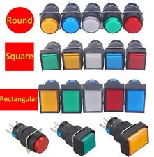 16mm Power Start Push Button Switch Momentary Latching 5a 250v Onoff 1 No 1 Nc