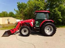 2015 Mahindra Mpower 85p Enclosed Cab Utility Tractor W Front End Loader Low H