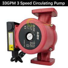 33gpm 3 Speed Circulating Pump Use Woutdoor Furnaceshot Water Heatsolar115v