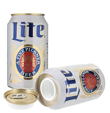 Miller Lite Fake Beer Can Diversion Safe Secret Hidden Compartment Store Stash