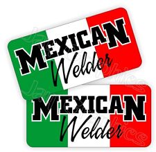 Mexican Welder Hard Hat Stickers Mexico Welding Helmet Decals Funny Mig Tig
