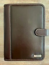 Franklin Covey Monarchnote Pad Leather Plannerbrowncards Pad Pen9.5x 6.75