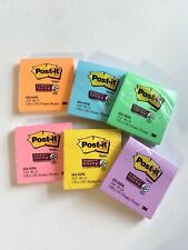Case Pack 72 Post-it Super Sticky Notes 3 In X 3 In 6 Bright Colors 90 Sheets