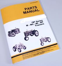 Parts Manual For John Deere M Mc Mi Mt Tractor Crawler Catalog Exploded Views