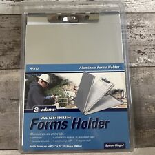 Metal Clipboard Case Adams Paper Storage Box Aluminum Form Holder Bottom Hinge