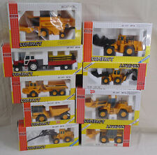 Lot Of 9 Joal Compact Diecast Construction Vehicle 135 150 Scale Volvo