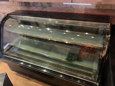 Deli Case New Curved Glass Refrigerator Display Bakery Pastry Food Case