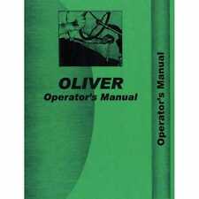 Operators Manual - 2255 Fits Oliver 2255 2255