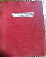 1960 Massey Ferguson No 73 S.p. Combine Parts Book Catalog Manual