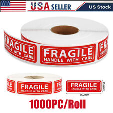 1 Roll 1000 1 X 3 Fragile Handle With Care Stickers Labels Mailing Shipping