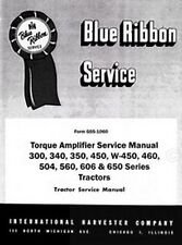 International Farmall 300 340 450 460 Utility Torque Amplifier Service Manual Ih