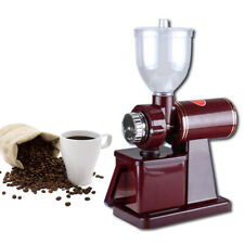 Commercial Coffee Grinder Electric Grind Automatic Burr Mill Bean Home Grind Red