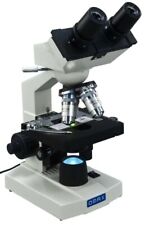 Omax 40x-2000x Binocular Compound Led Microscope W Mechanical Stage Open-box