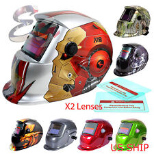 Pro Solar Auto Darkening Welding Helmet Arc Tig Mig Mask Grinding Welder Masks