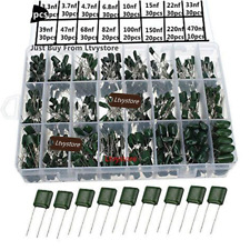 Capacitor Kit Metalized Mylar Polyester Film Capacitor Assorted Assortment Box