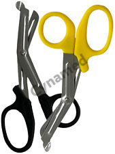 2 Paramedic Utility Bandage Trauma Emt Ems Shears Scissors 5.5 Inch-yellow Black