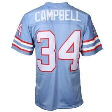 Earl Campbell Houston Oilers Nfl 1980 Blue Throwback Jersey