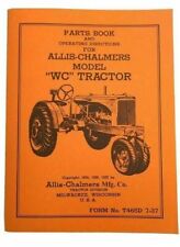 Allis Chalmers Unstyled Wc Parts And Operators Manual Form No. T465d 7-37