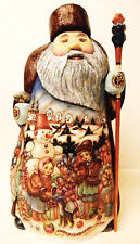 Alkota Russian Genuine Wooden Collectible Santa Farewell To The Winter 8h