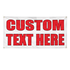 Vinyl Banner Multiple Sizes Custom Text Here Auto Body Shop Car Repair B Outdoor