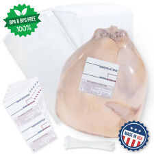 Poultry Shrink Bags 13x20 Kit 50pk Bpabps Free 3mil Made In Usa