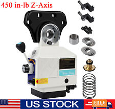Power Feed Z-axis For Bridgeport Knee Type Mill Machine 450 In-lb Torque 200rpm