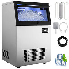90-150lbs24h Commercial Ice Maker Built-in Freestand Ice Cube Machine Automatic
