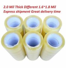 1-6-12-18-24-36-72 Rolls Clear Packing Packaging Carton Sealing Tape 2x110 Yards