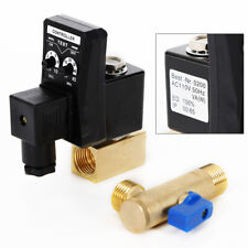 Automatic Electronic Air Compressor Condensate Water Moisture Drain Valve 110v