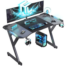 4755 Inch Led Gaming Desk Computer Desk Gaming Table Rgb Gamer Workstations